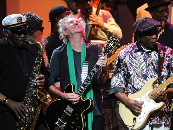 Keith Richards at Hubert Sumlin Memorial Concert NYC Feb 24